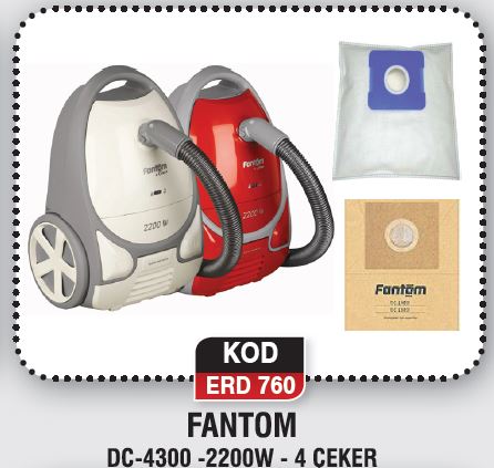 FANTOM DC-4300-2200W-4 ÇEKER ERD 760